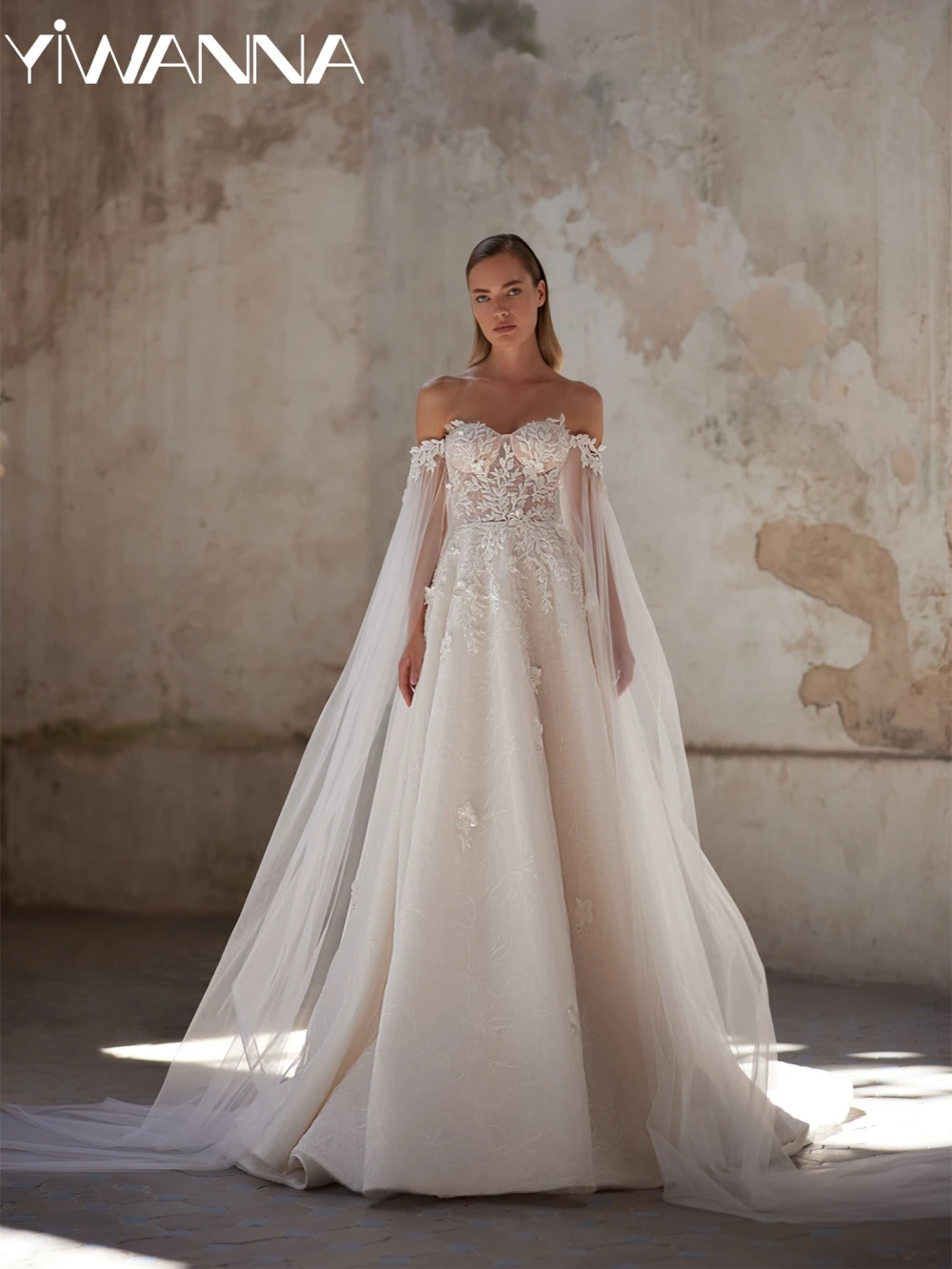 

New Arrival Beaded Lace Appliques Wedding Dress Sweetheart Neck Bridal Gown Customized Off Shoulder A-line Dresses For Bride