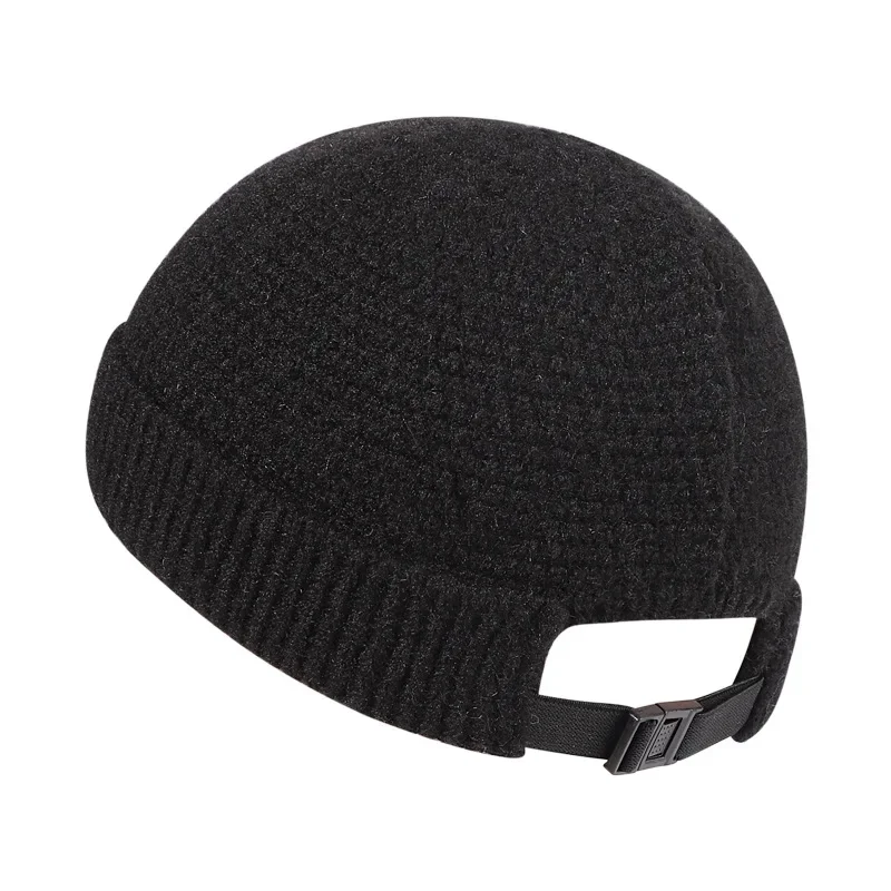 

NEW Baseball Cap Man Knitted Beanie Warm Soft Winter Hats Landlord Hip Hop Hat Skull Caps Outdoor Cotton Rolled Bonnet