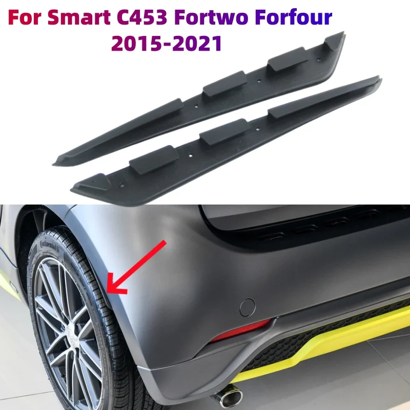 Para Mercedes Benz Smart C453 Fortwo Forfour 2015-2021 Extensão de Para-lama Lateral Protetor de Roda Acessórios Automotivos