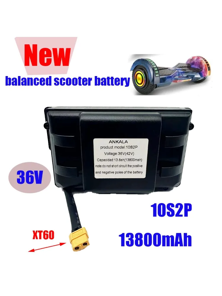 Neuer wiederaufladbarer Lithium-Akku (36V 13.8Ah 10s2p) für Elektroroller, Hoverboards und Einräder