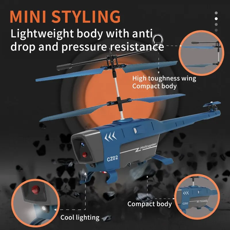 Evitamento degli ostacoli RC elicottero aereo Anti-collisione 2.4Ghz telecomando Drone aereo giocattolo volante aereo per bambini volo al coperto