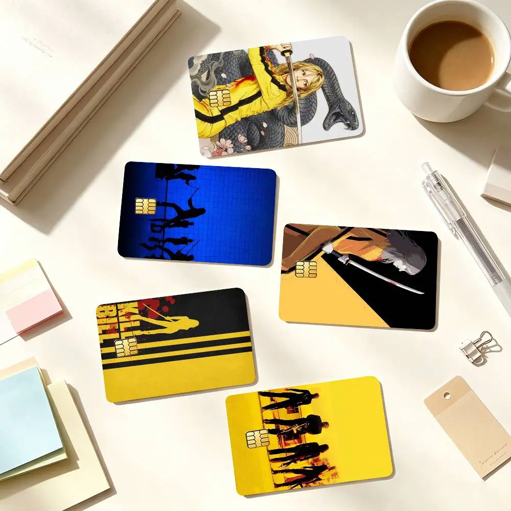 K-Kill Bill Action M-Movie Credit Card HD Stickers Game Card Decal Small Chip Waterproof Sticker Gift