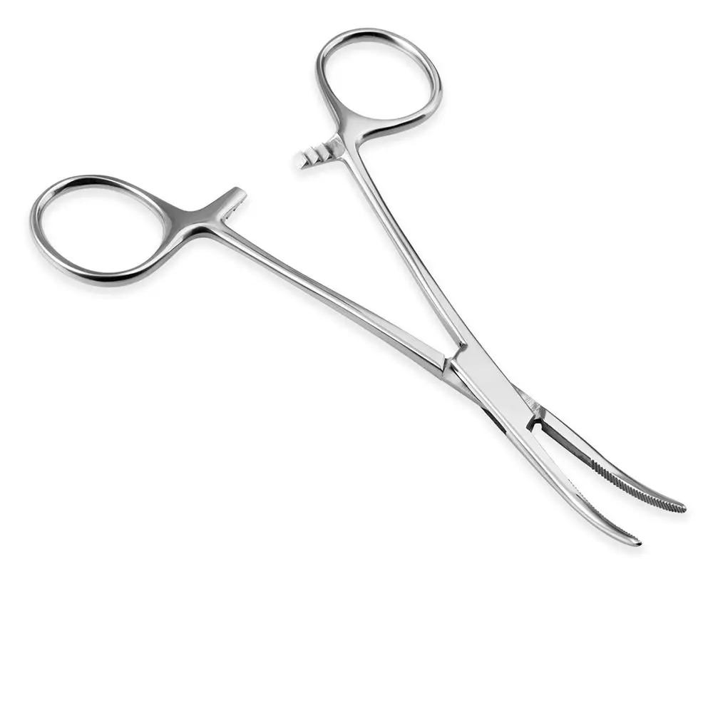 Piercing Needle Tweezers Disposable Professional Tool Open Triangle Forceps Stainless Steel Piercing Clamp Body Jewelry Tool