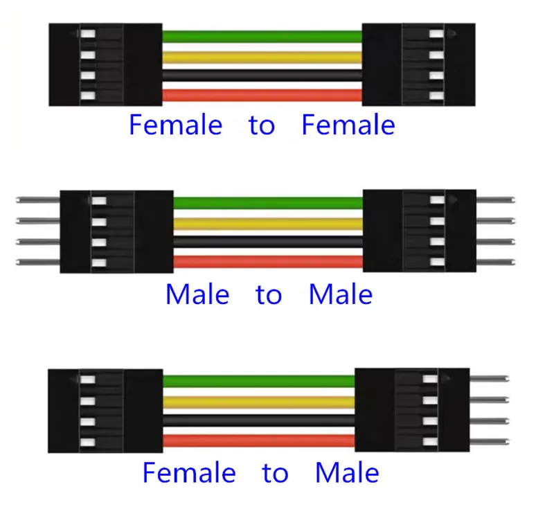 10PCS 2,54 MM Pitch Breadboard Dupont Kabel Für Arduino 2P 3 4 5 6 8 9 10 Pin Linie Männlich Weiblich Dupont Jumper Draht DIY Elektronische – Detail 3