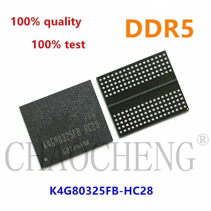 (1piece)100% test DDR5 8G K4G80325FB-HC03 K4G80325FB-HC25 K4G80325FB-HC28 H5GQ8H24MJR-R0C H5GQ8H24MJR-R4C BGA Chipset