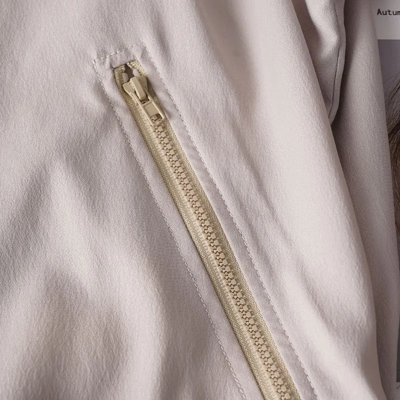 Bodhl Street Sle Loose Casual Jaet Women's Patchwork Color Blo College Wind Baseball Coat Autumn New Arrival