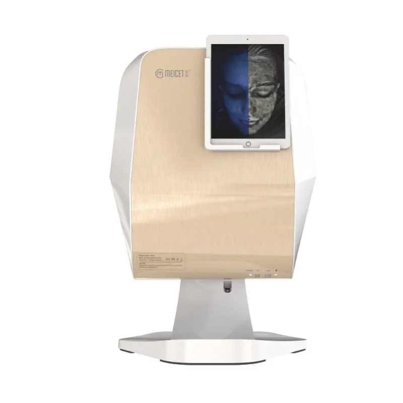 AI Skin Analyzer Device, Full-Face Skin Detection System with HD Camera & RGB+UV Light, Professional Facial Analysis Tool