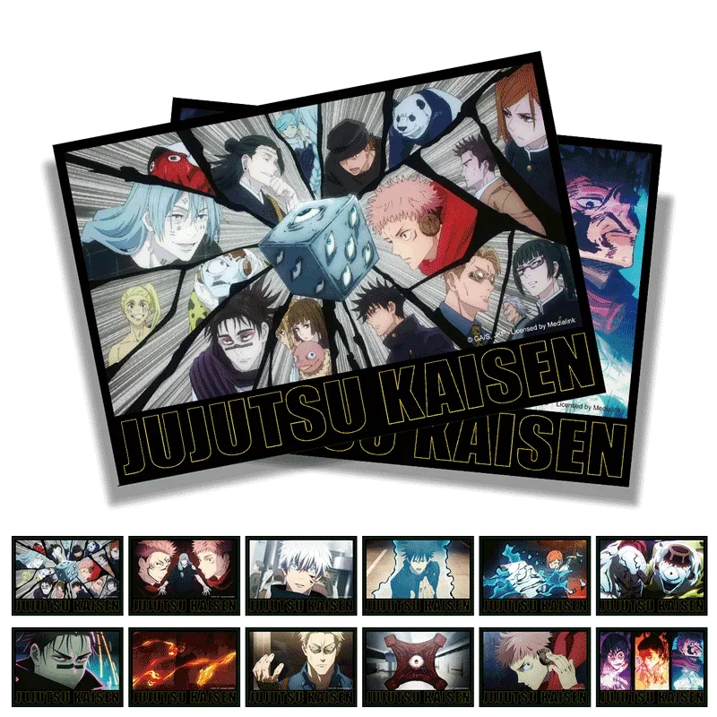 

Anime Jujutsu Kaisen Geto Suguru Satoru Gojo Cosplay Coloured Paper Postcard Set of 12 Sets After Story Ambitus