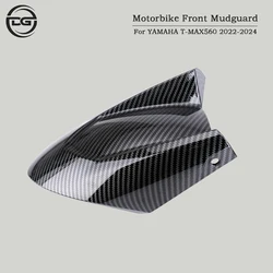 TMAX560 T-MAX560 Front Fender Mudguard Fairing Cover for Yamaha TMAX T-MAX 560 2022 2023 ABS Carbon Motorcycle Accessories