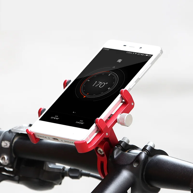 GUB Plus 6 Aluminum 360 Mtb Bicycle Phone Holder Motorcycle Support Motobike GPS Holder For Handlebar mount Bike Accessories