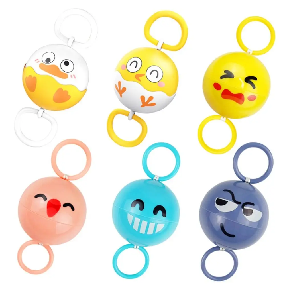 New Novelty Kids Rotating Light-emitting Ball Glowing Hand Eye Coordination Fly Ball Toy Creative 6 Styles Pull Whistle Kid Gift