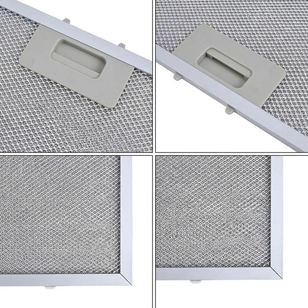 2Pcs Cooker Hood Filter Metal Hood Grease Filter 255*230*9mm 5-Layer Aluminum Extractor for fan Filter Mesh Hood Vent Filter