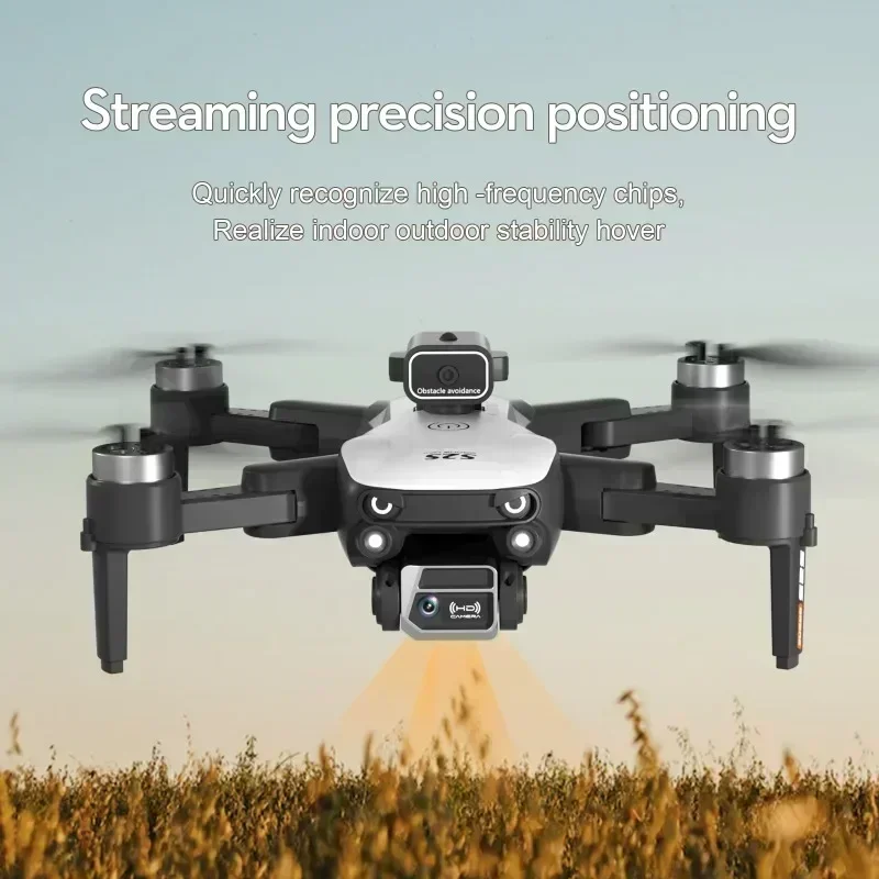 New S2S Drone 8K HD Dual Camera Brushless Motor Obstacle Avoidance Dron RC Helicopter Foldable Quadcopter Toy For Xiaomi