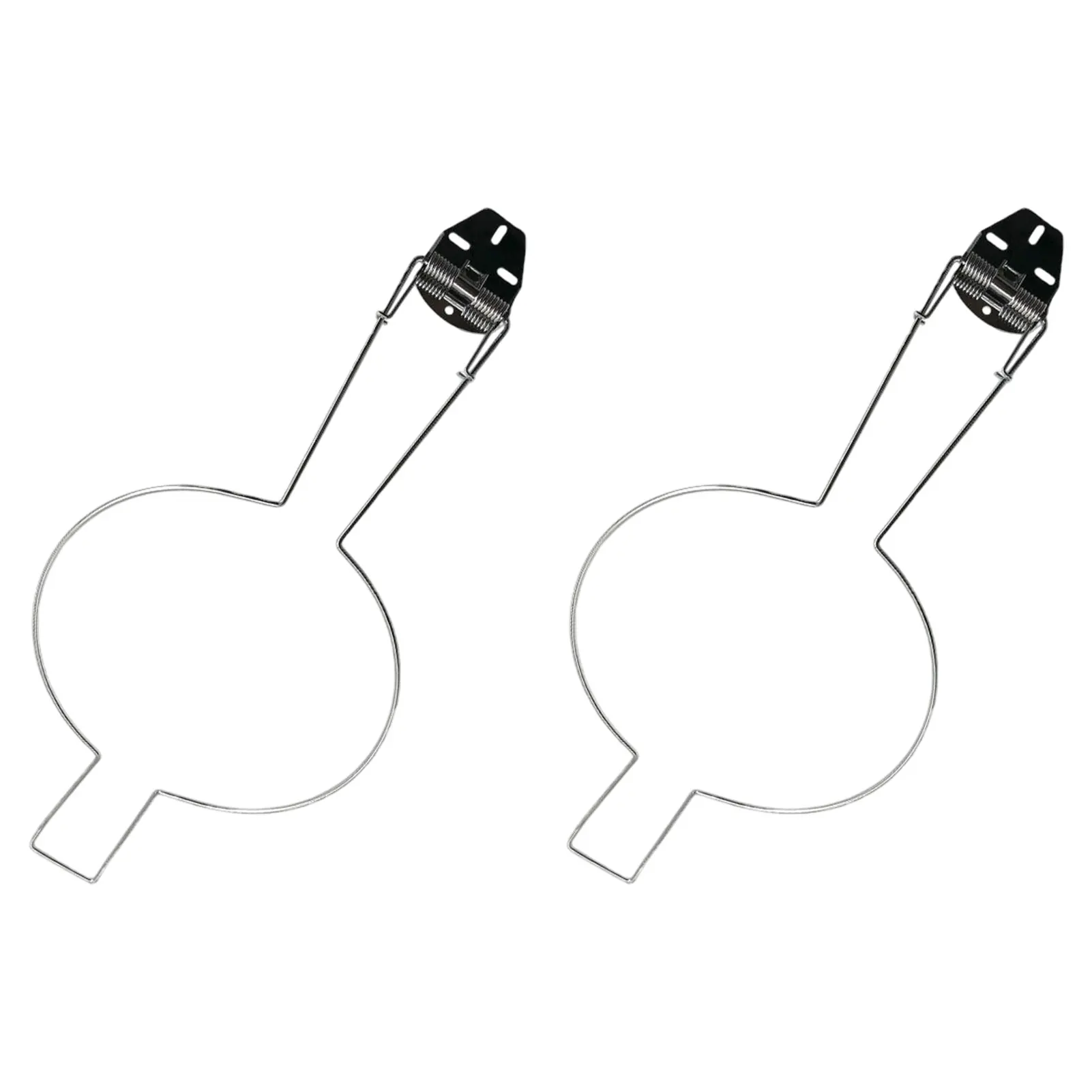 

2pack/lot Stainless Steel Hat Rack Built In Spring Heavy Duty Hat Clip Trucks Vehicle Auto Hat Rack As shown