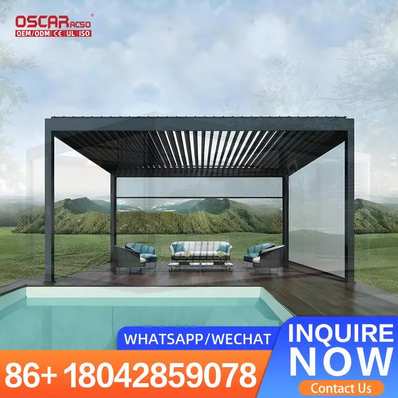 New Design Outdoor Octagonal 3x4 16X20 Gazebo with CE Certificate pergola view 3