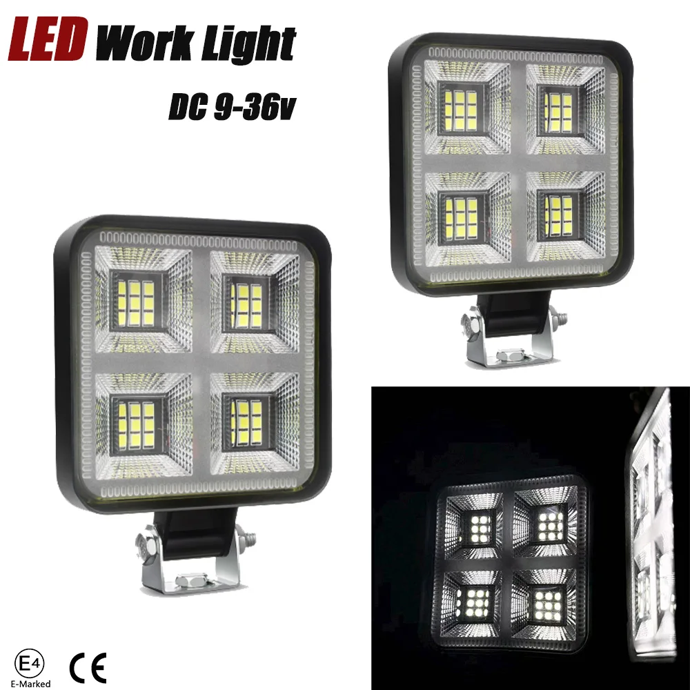 36LED Floodlight Front Spoiler 108W DC9-36V Leds Work Light For Tractor Auto Car Vehicle 4x4 Off Road Barra Work HeadLight