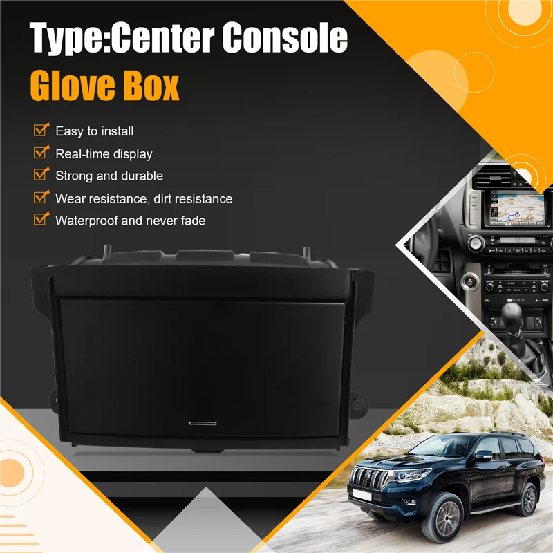 

Car Interior Dashboard Storage Box Center Console Glove Box CD Box For Toyota Land Cruiser Prado 2010 2011-2017