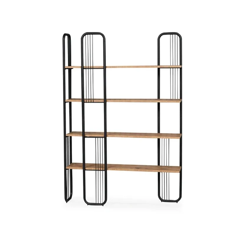 Bookcase Sierra 4 Tier 100% Melamine Coated Particle Board Thickness 18 Mm Frame 100% METAL