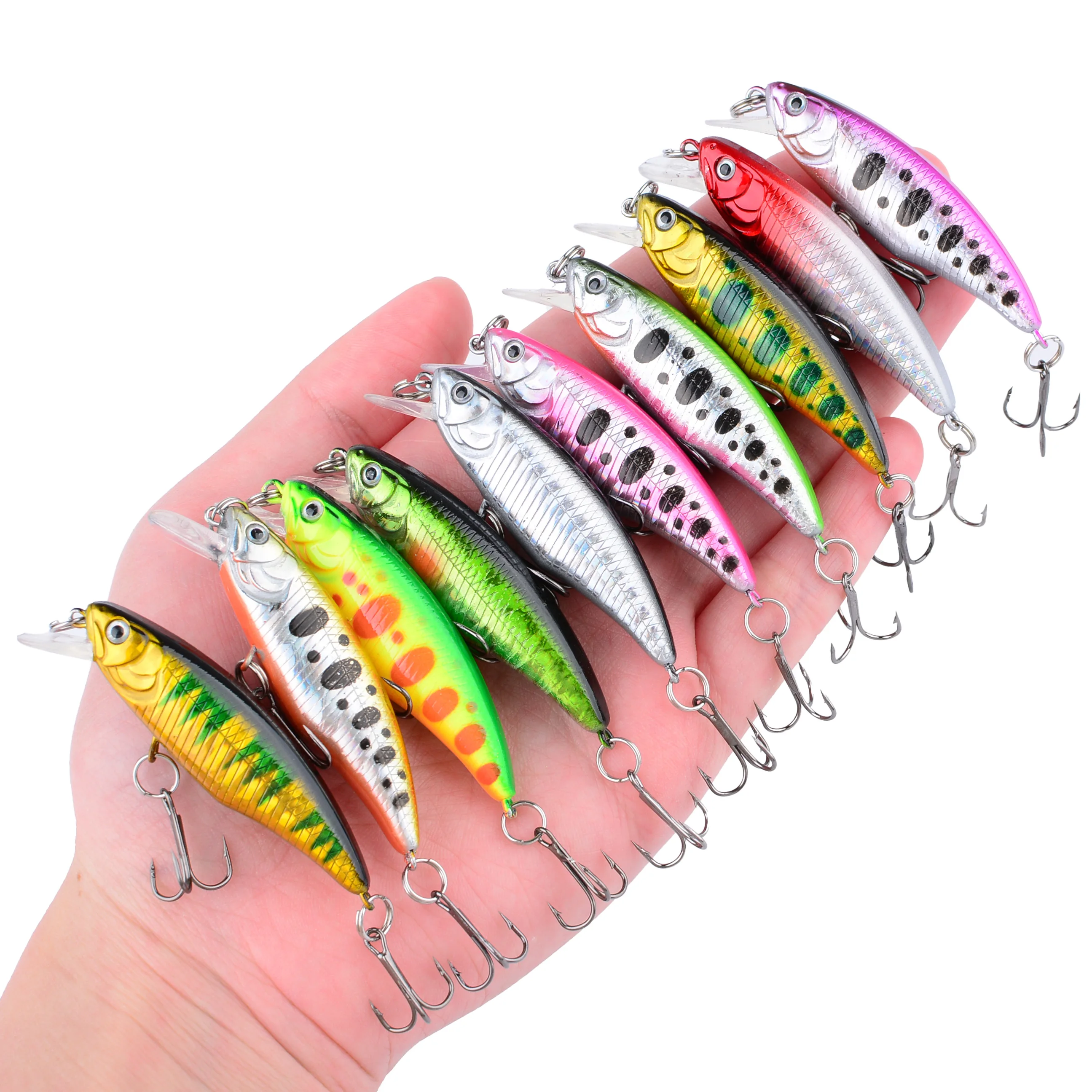 1PC 4g/5.5cmMini Minnow Wobblers Floating Fishing Lures Minnow Crankbait Artificial Hard Swimbait Fish Lure Pike Wobblers
