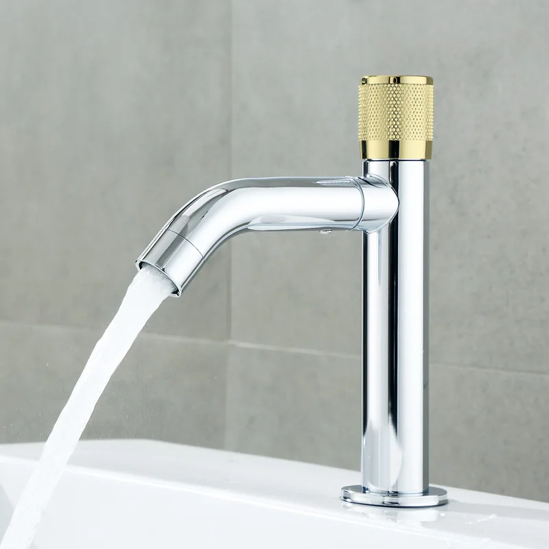 

Смеситель для ванной комнаты, кран для холодной воды, настольный, с одной ручкой, для раковины, бытовой, из нержавеющей стали