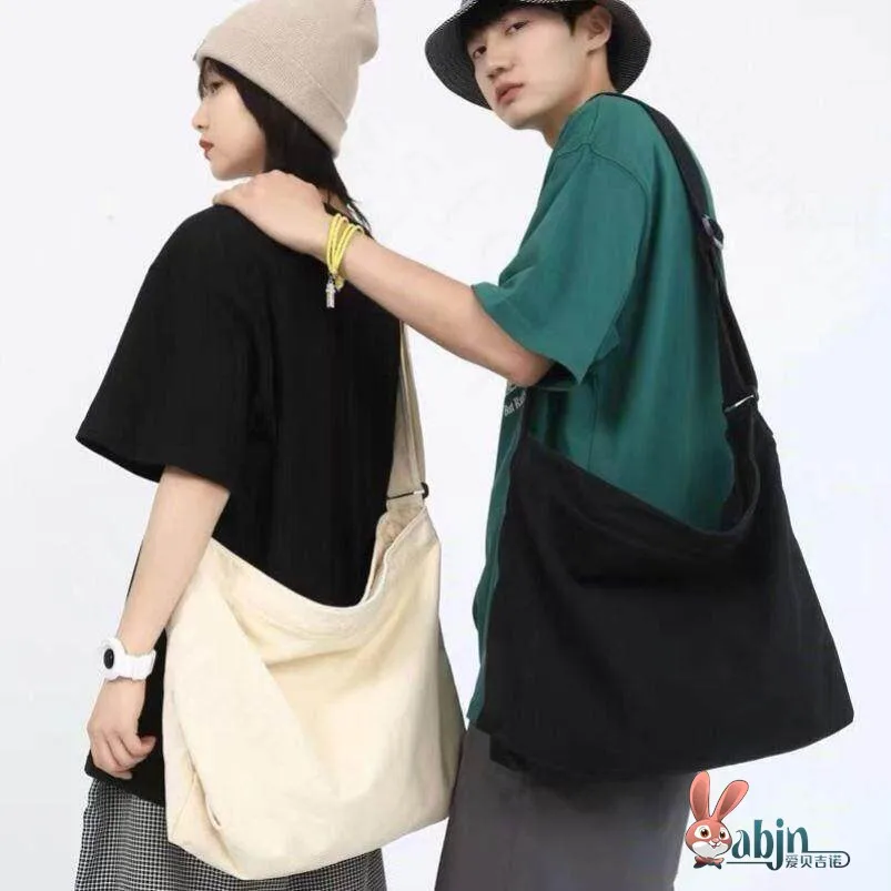 Large Capacity Canvas Electrician Tool Bag Men's Shoulder Crossbody Work Site Leisure Bag Single Strap Diagonal Bag