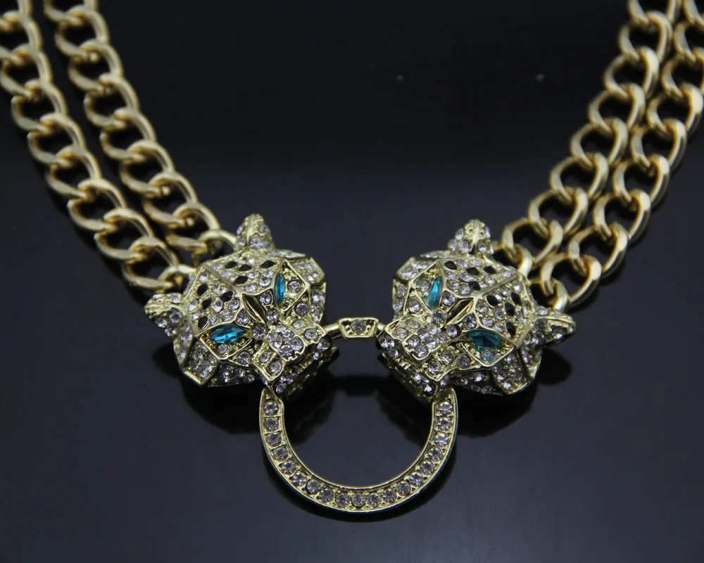 Fashion Necklace Full Diamond Pendant Female Short Clavicle Chain Party Special