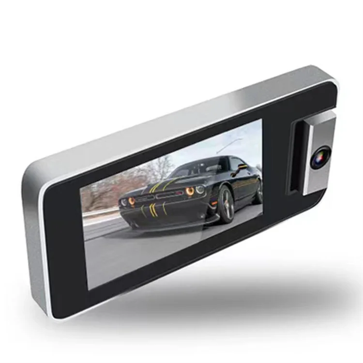 مسجل فيديو صغير بعدسة مزدوجة كاميرا DVR للسيارة كاميرا داش مع صندوق أسود للرؤية الأمامية والخلفية