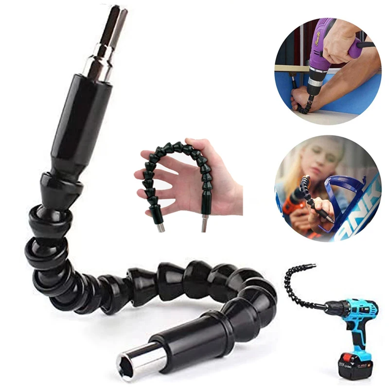 Flexible Drill Bit Extension Shaft Bits Magnetic Hex Soft Shaft Bar Flexible Cable Electric Drill drive Screwdriver Kit Rod Link