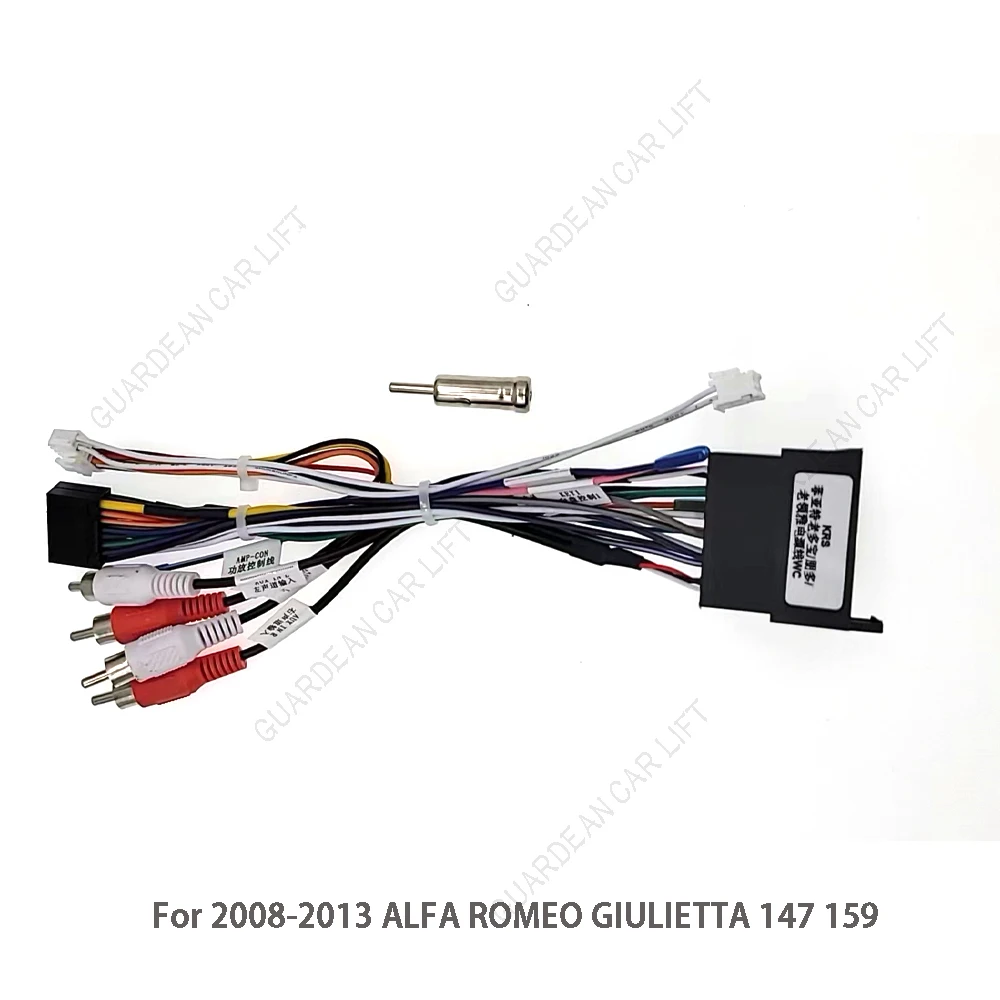 16Pin Auto Stereo Power Kabel Adapter Canbus Decoder Für Alfa Romeo Giulietta Mito147, 159, 2000-2012 Kabelbaum Verdrahtung Stecker