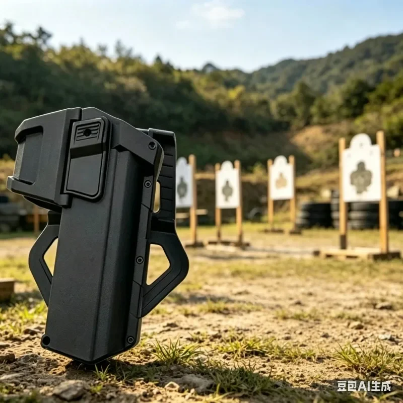 Nouvelle ceinture tactique à extraction rapide pour holster standard 9 mm .45 calibre avec support de lampe torche compatible, équipement tactique d'extérieur pour la pratique