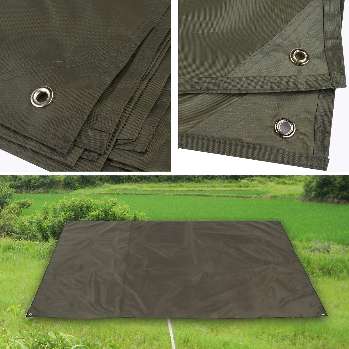 

200x150cm Wear Resistant Floor Cloth Waterproof Picnic Blanket Large Mat Camping Hiking Outdoor Activities Lightweight Portable