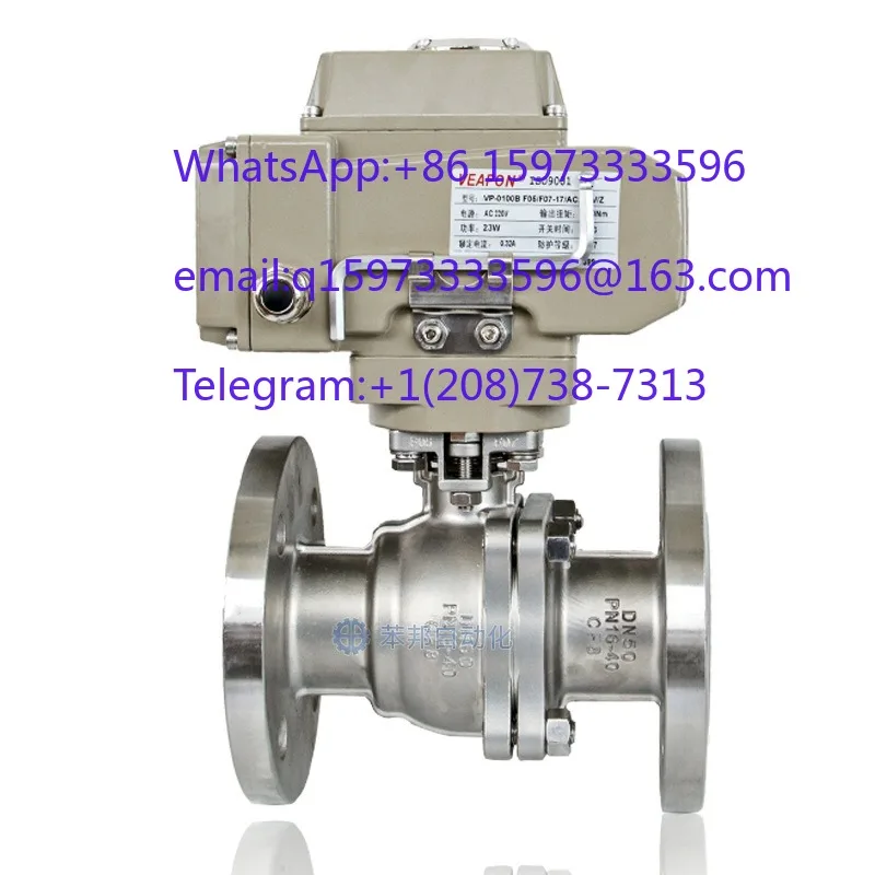 Electric Flange Ball Valve and O Ring Soft Seal Valve Q941F Stainless Steel Carbon Steel for Flow Control Systems