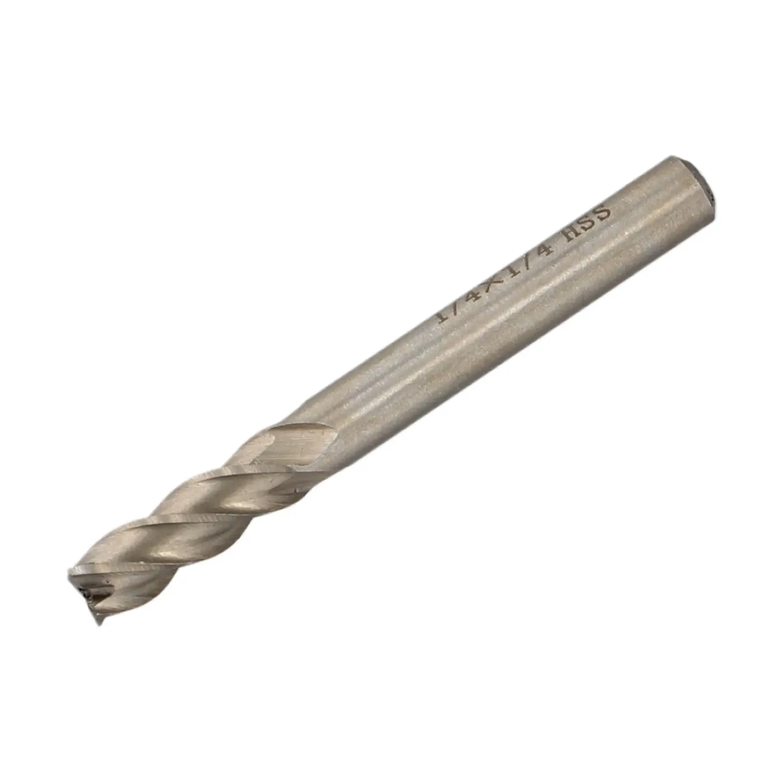 TiAlN Coated 1/4 x 1/4 Inch 4 Flute HSS CNC End Mill Cutter Milling Router Bit for Improved Performance Set of 5