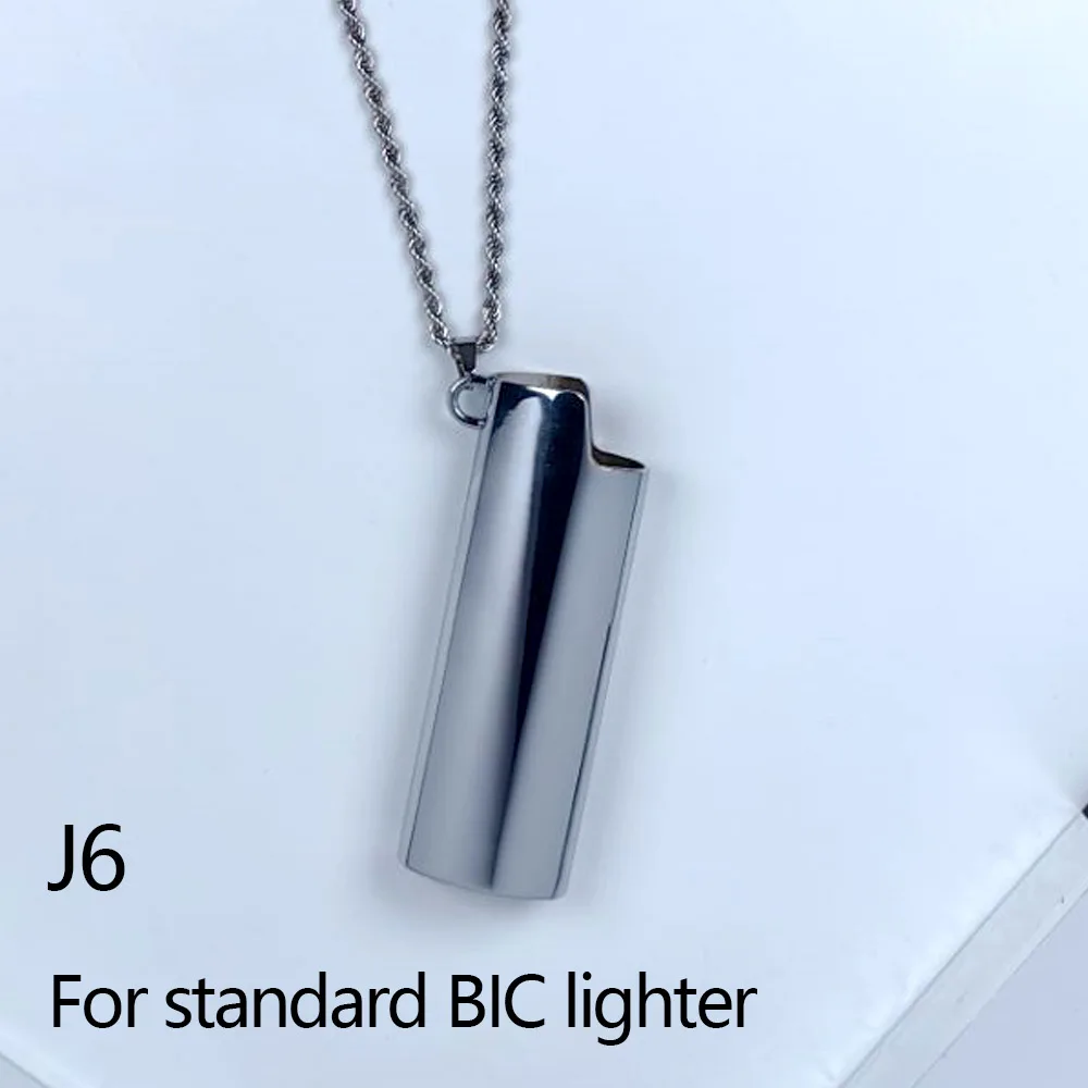 Medium/Standard Size Lighters Case Necklace Pendant Trendy Hip Hop
