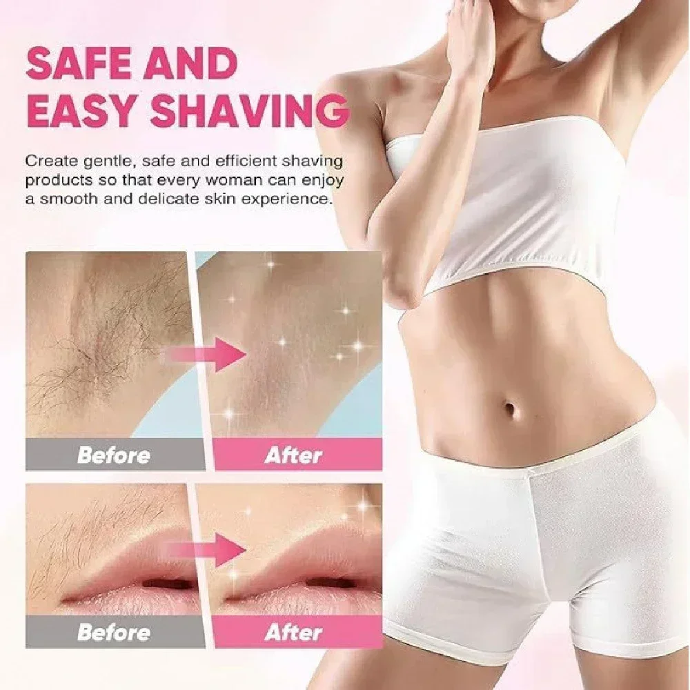 Damen-Doppelkopf-Elektrorasierer, Dual-Funktionsrasierer für Frauen, Körper-Epilierer, Bein-, Achsel- und Bikini-Haarentferner, Elektrischer Trimmer – Detail 13