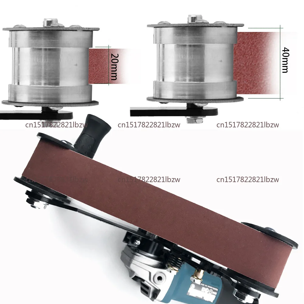 Stainless Steel Round Tube Wire Drawing Machine Polishing Machine Belt Sander Grinder Angle Grinder Belt Sander Head Accessories
