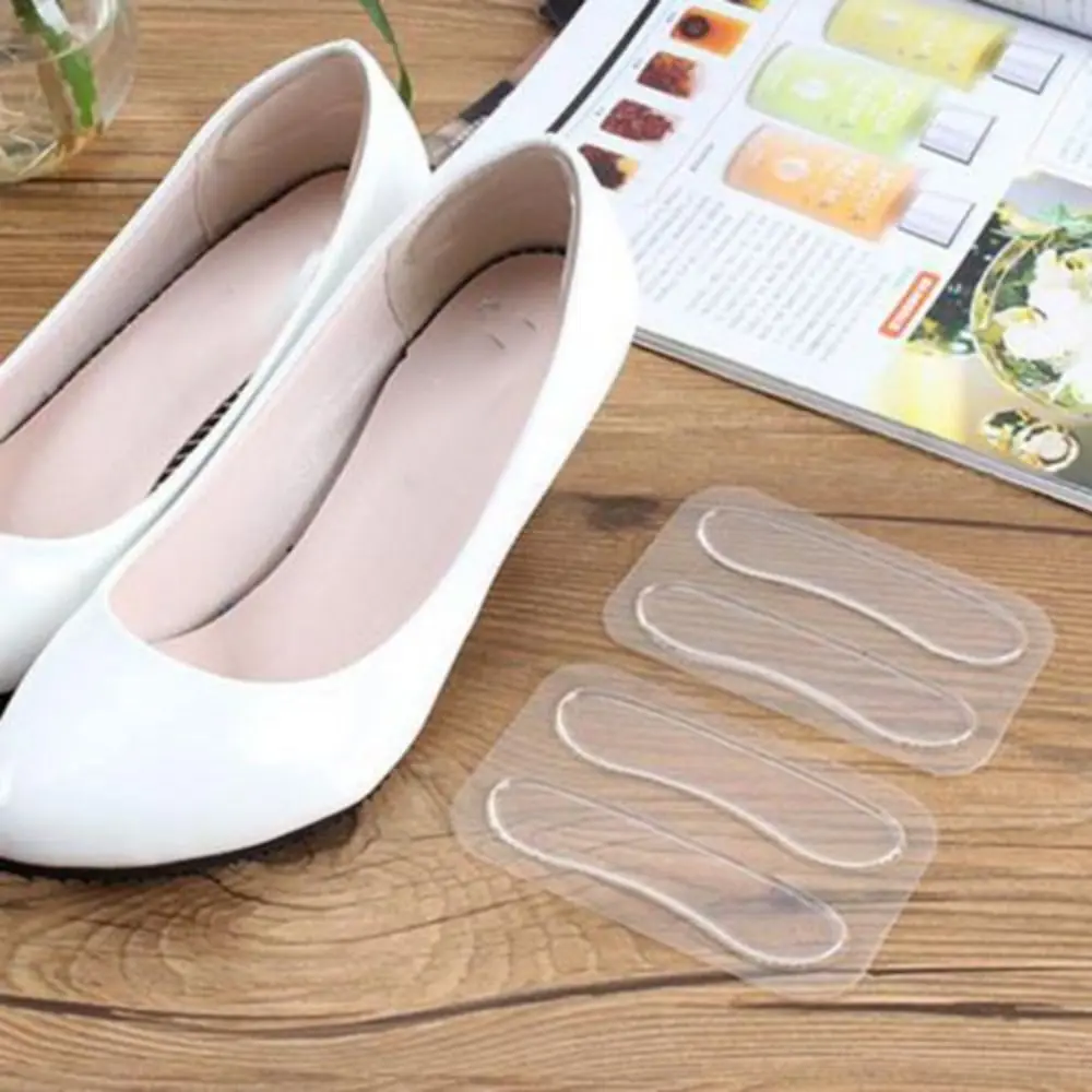 

1pair Hot Sale Gel Silicone Heel Grips Gel Cushion 10cm Shoe Insole Pad Self-adhesive Protector Heel Wear Resistance Loose Shoes