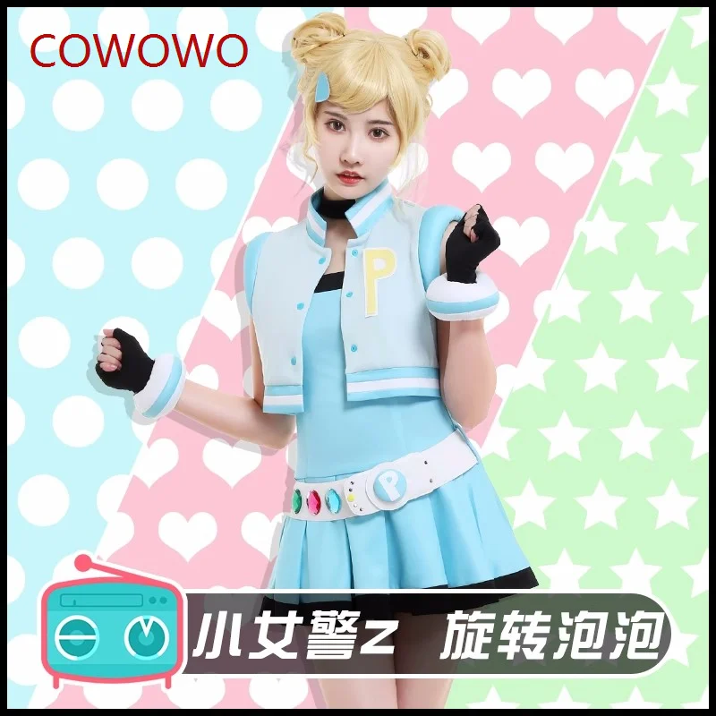 Anime Bubbles Cosplay Costume Rolling Bubbles Cosplay Blossom Cosplay Hyper-Blossom Cosplay Uniform Party Dress Cos Clothing