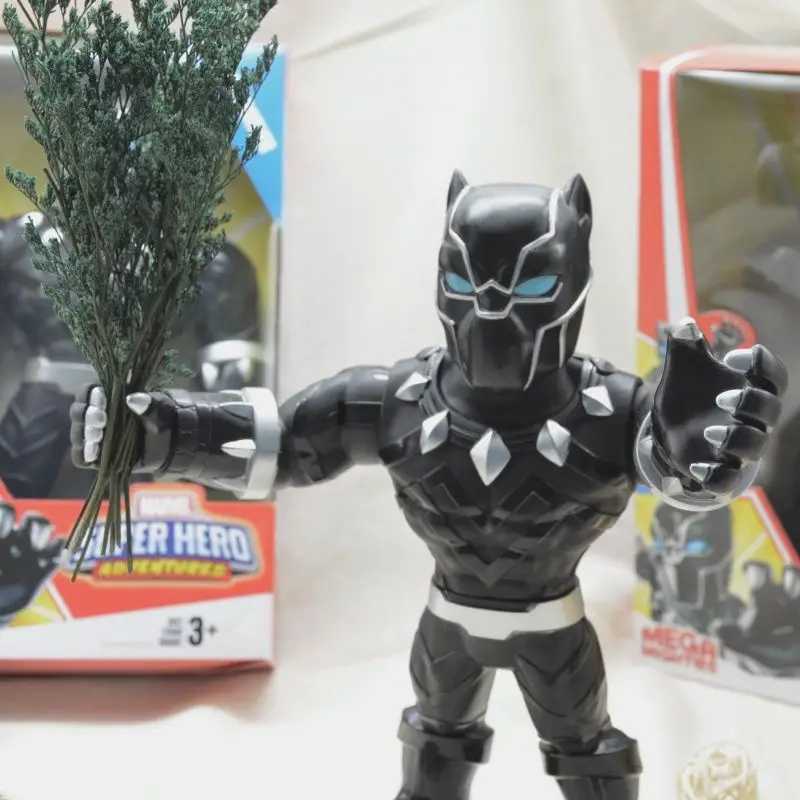 Marvel Avengers Czarna Pantera nowa seria kreskówkowa anime model ruchoma figurka kolekcjonerska ozdoba prezent urodzinowy dla chłopca