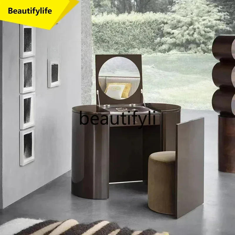 TTT /Model bedroom designer model with makeup mirror creative dresser solid wood makeup table