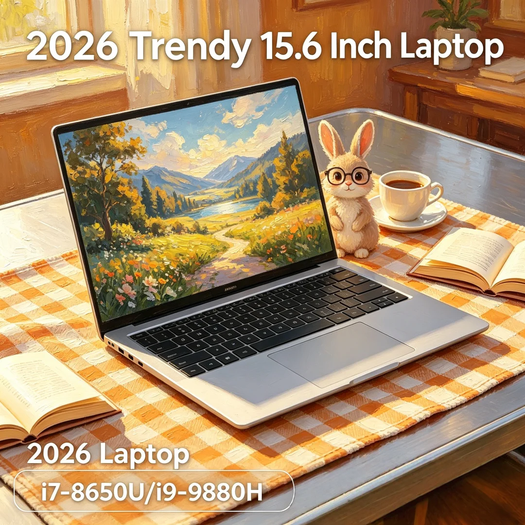 

Futuristic 2026new 15.6 Inch FHD Ethereal Ultrathin Laptop I7 8650U/i9 9880H Win11 DDR4 16GB/32GB SSD Mystic Intercontinental