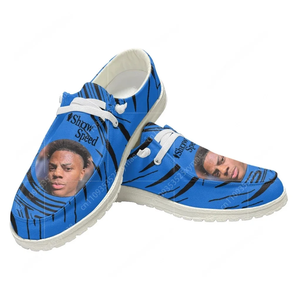 

IShowSpeed American Rap Singer Casual Shoes Men Woman Flat Shoe Breathable Outdoor Lightweight Footwear Couple Custom Made Shoe