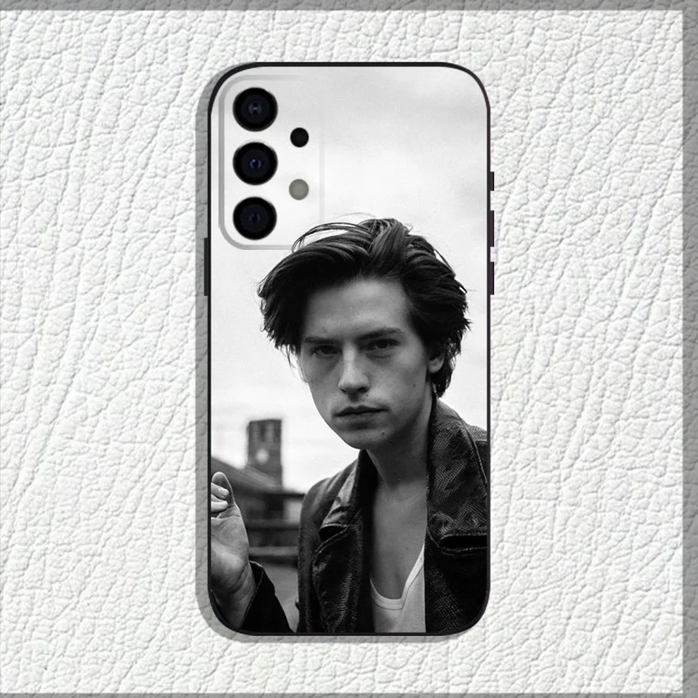 Cole Sprouse Actor Phone Case For Samsung Galaxy A13,A21s,A22,A31,A32,A52,A53,A71,A80,A91 Soft Black Shell