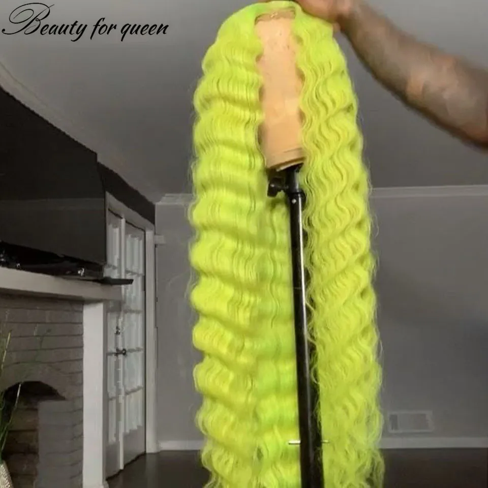 カラーロングヘアウィッグ 13x4 フロントレースウィッグ ボディウェーブ レースフロントウィッグ 100%人毛 グルーレスウィッグ 人毛既製ウィッグ