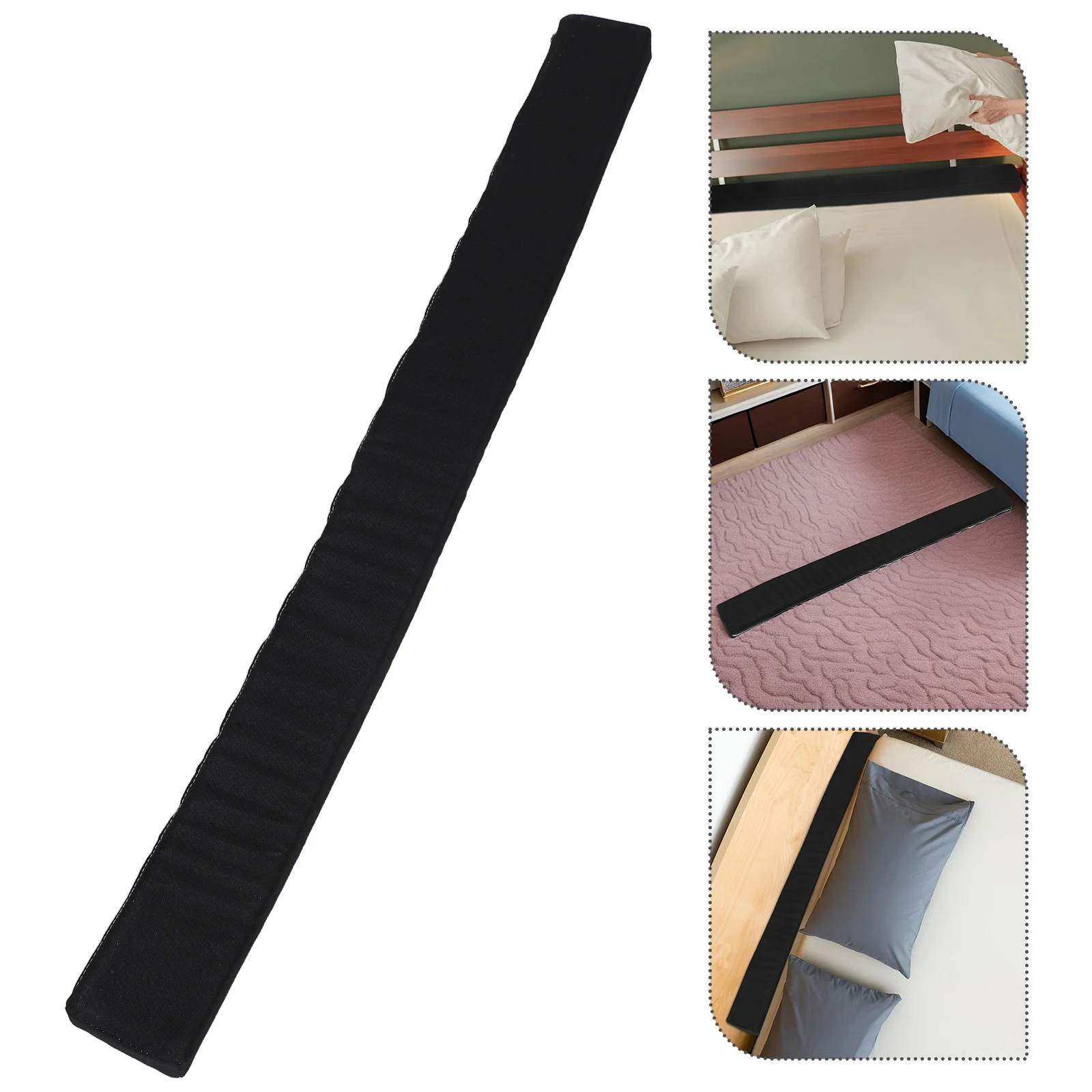 

Bed Gap Filler 47X4X2" High-Density Sponge Mattress Gap Protector Removable Washable Cover Non-Slip Bed Crack Stopper For King