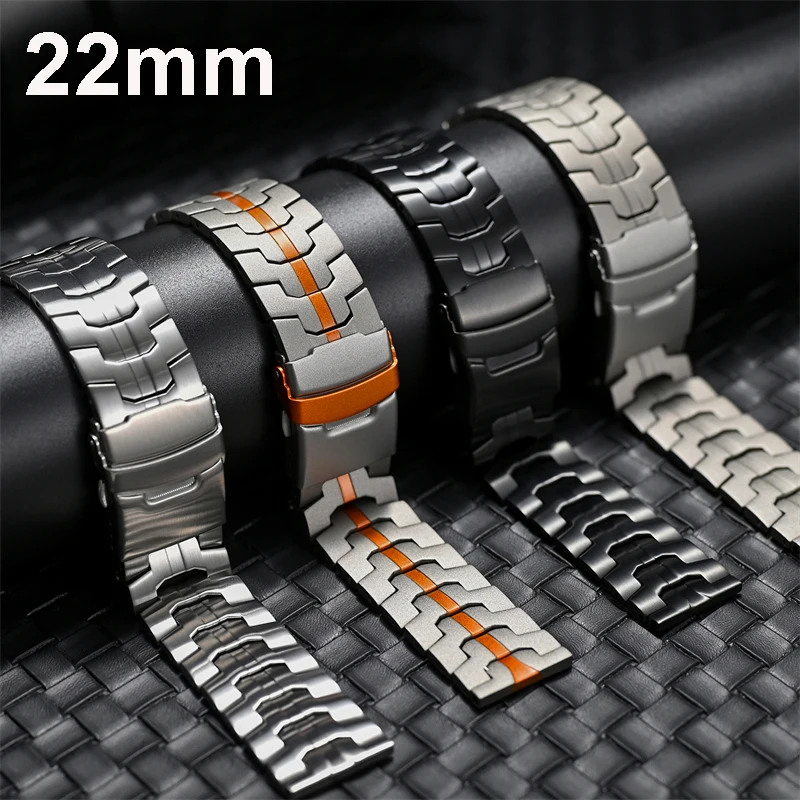 22mm Stainless Steel Band For Huawei Watch 4 3 GT4 3 2 2E 46mm Samsung Galaxy 3 45mm Metal Bracelet Strap GTR 4 3 Pro 2 2e 47mm