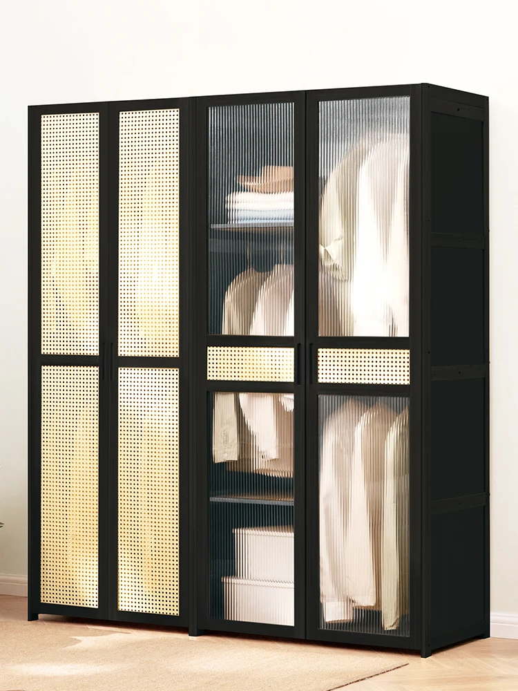 رف معطف أرضية الملابس المعلقة، خزانة ملابس بسيطة لغرفة النوم، تخزين #2