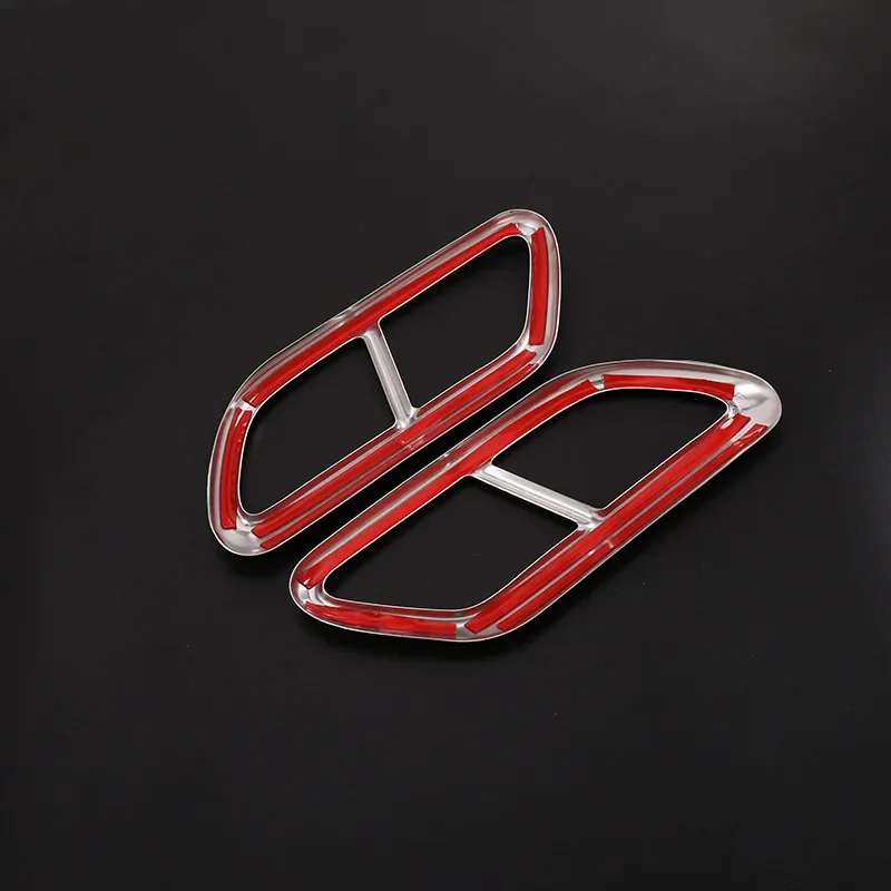 Silenziatori per tubi di scarico per auto in acciaio inossidabile nero Copertura per coda Gola Trim per Volvo S90 2016-2020 V90 2016-2019 S60 2020-2022