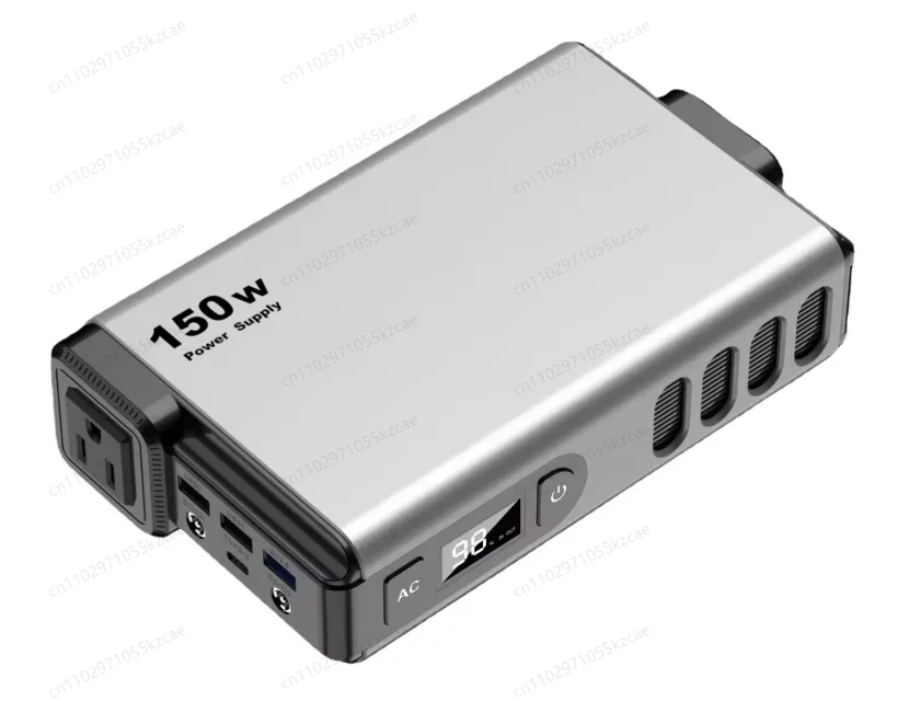 محطة طاقة تيار متردد 150 وات، بطارية ليثيوم أيون بقدرة 32000 مللي أمبير في الساعة، PD65W وPD45W USB-C، بطارية خارجية للكمبيوتر المحمول للاستخدام الخارجي والطوارئ