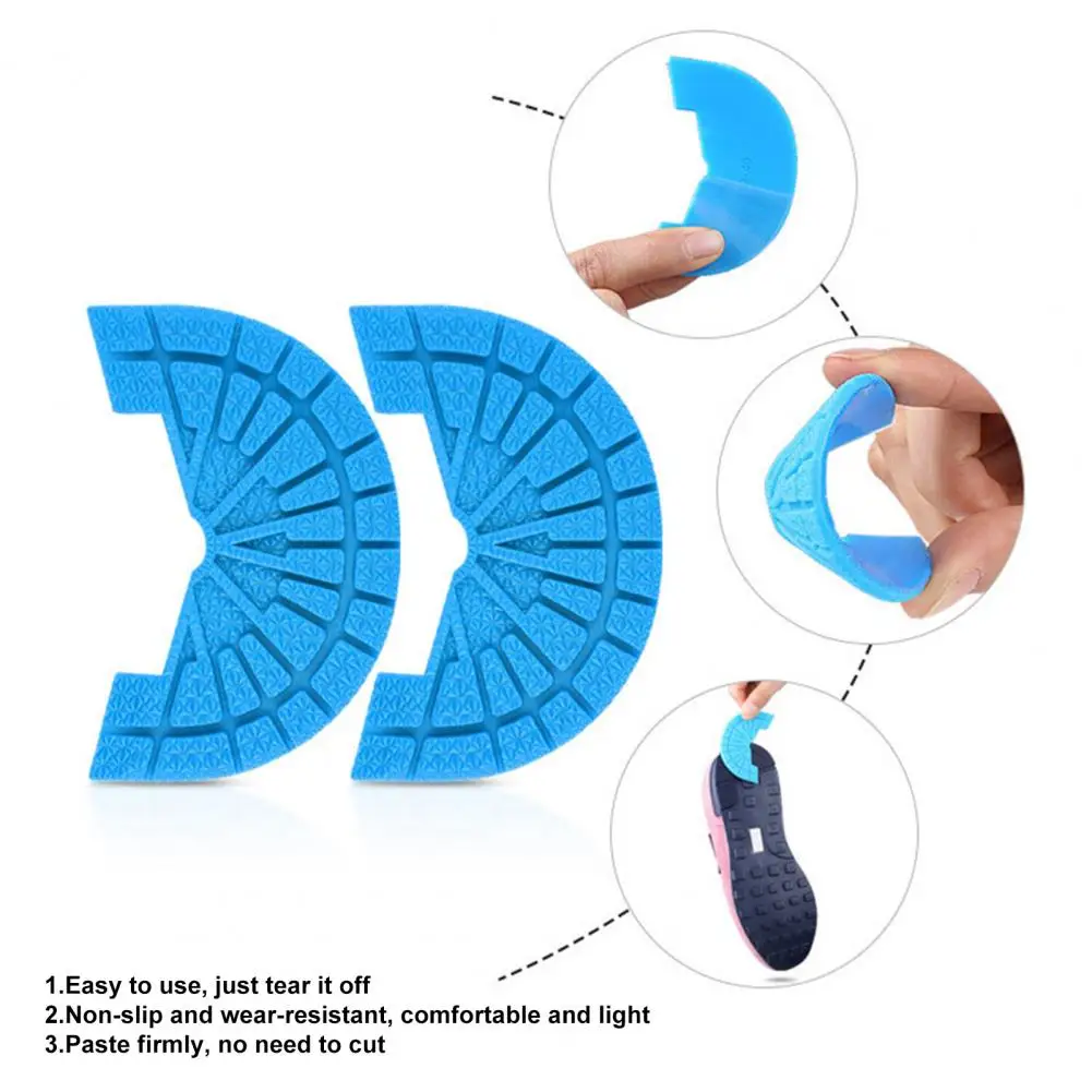 Sole Sticker Invisible Protection High Toughness Anti-slip Running Shoes Sole Protector for Home Self Adhesive Shoe Sticker Pad
